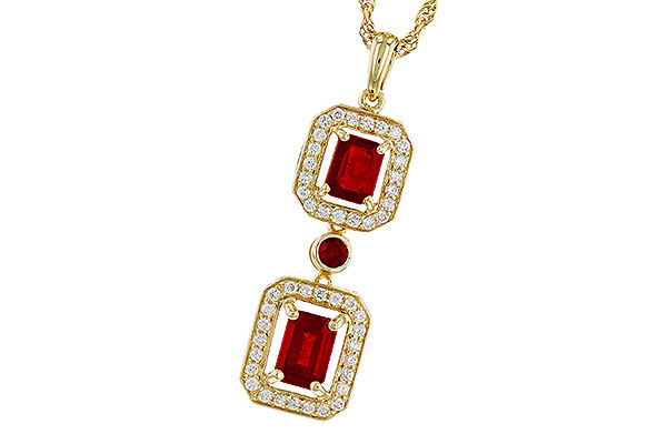 L329-68179: NECK 1.22 TW RUBY 1.43 TGW