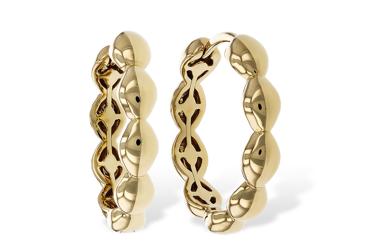 L329-69997: GOLD EARRINGS (18MM)