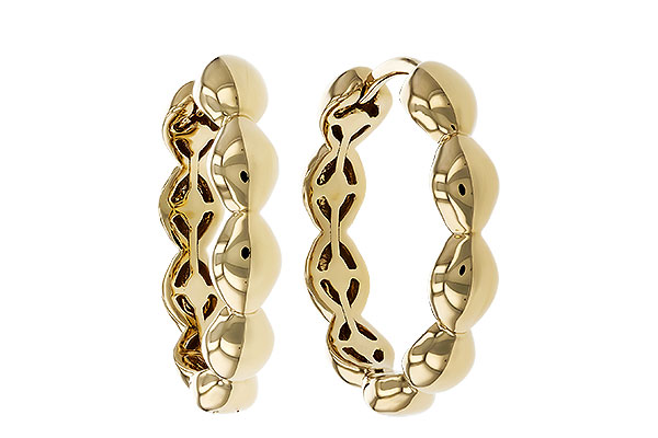 L329-69997: GOLD EARRINGS (18MM)