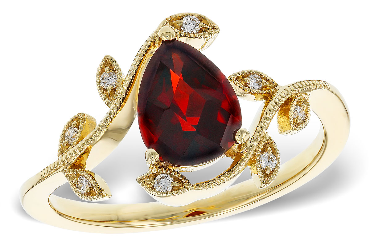 L329-70851: LDS RG 1.34 GARNET 1.40 TGW (8x6MM GAR)