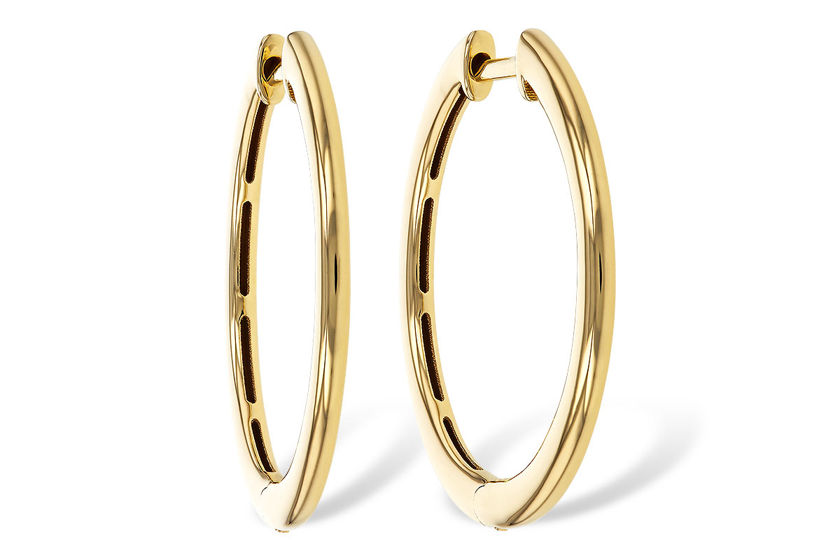 L329-71751: GOLD EARRINGS (24MM)