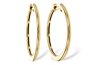 L329-71751: GOLD EARRINGS (24MM)
