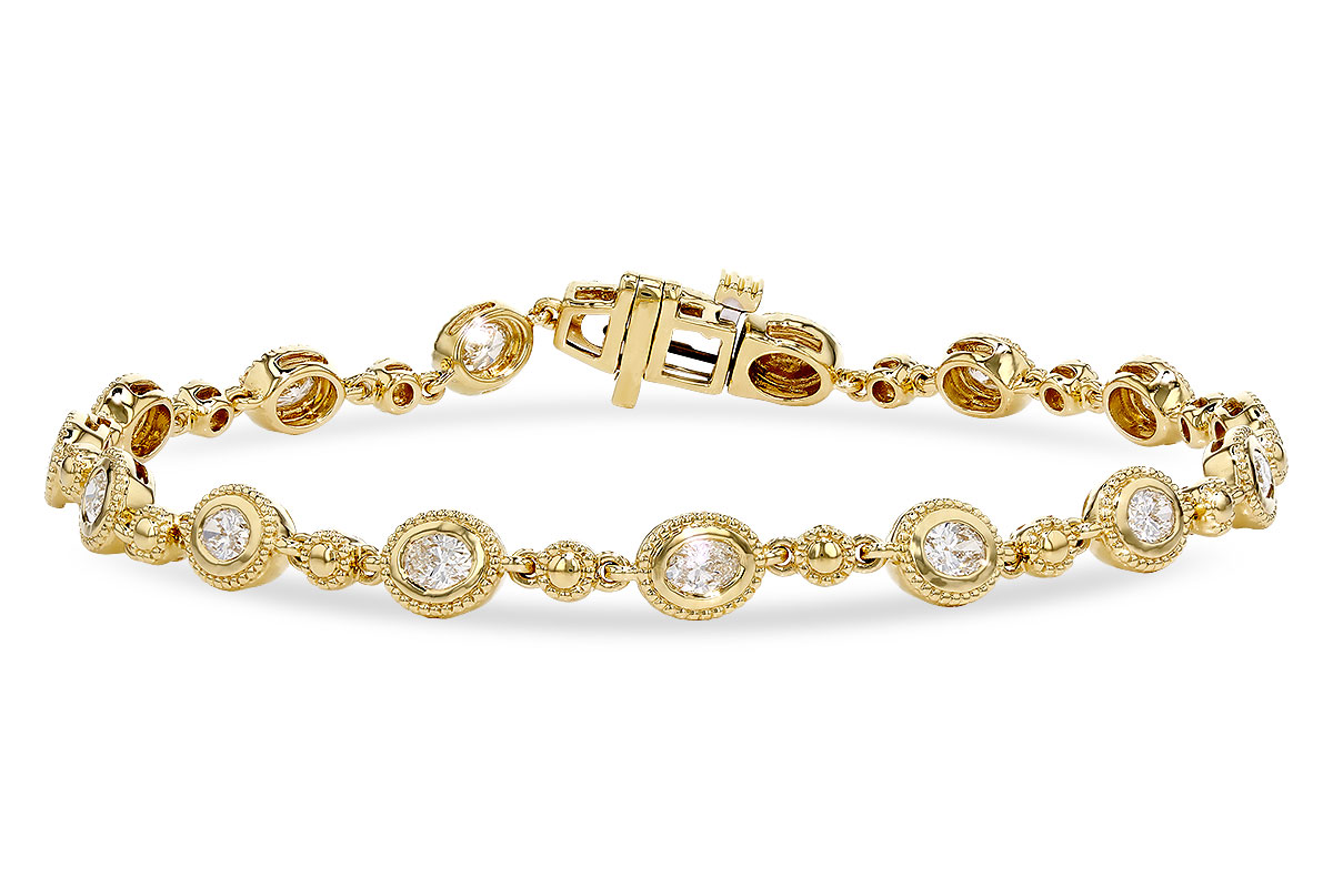 L329-71806: BRACELET 1.25 TW OVAL DIAS (7")