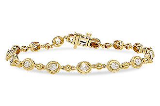 L329-71806: BRACELET 1.25 TW OVAL DIAS (7")