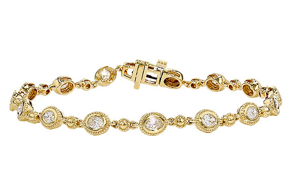 L329-71806: BRACELET 1.25 TW OVAL DIAS (7")