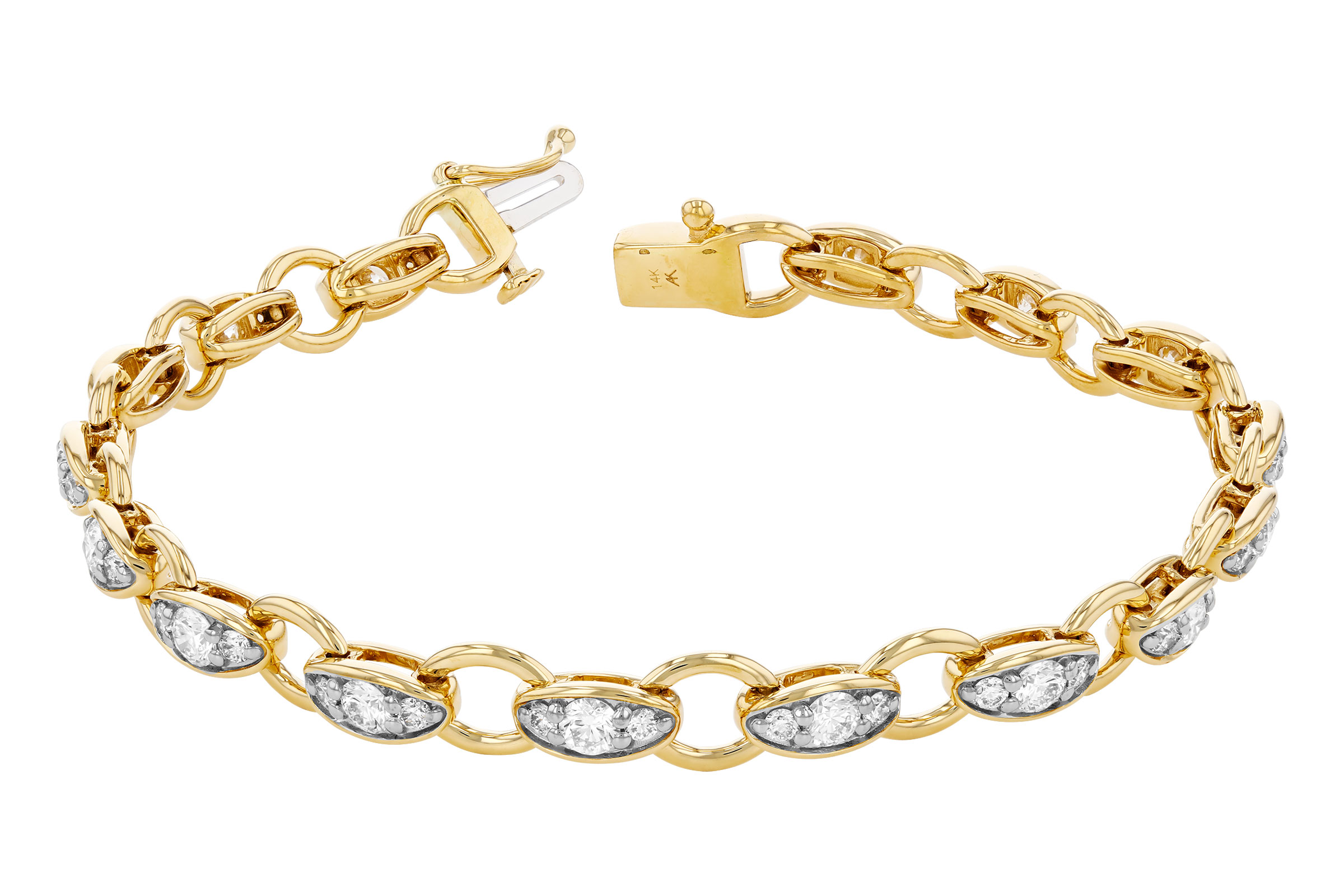 L330-56351: BRACELET 2.20 TW (7")