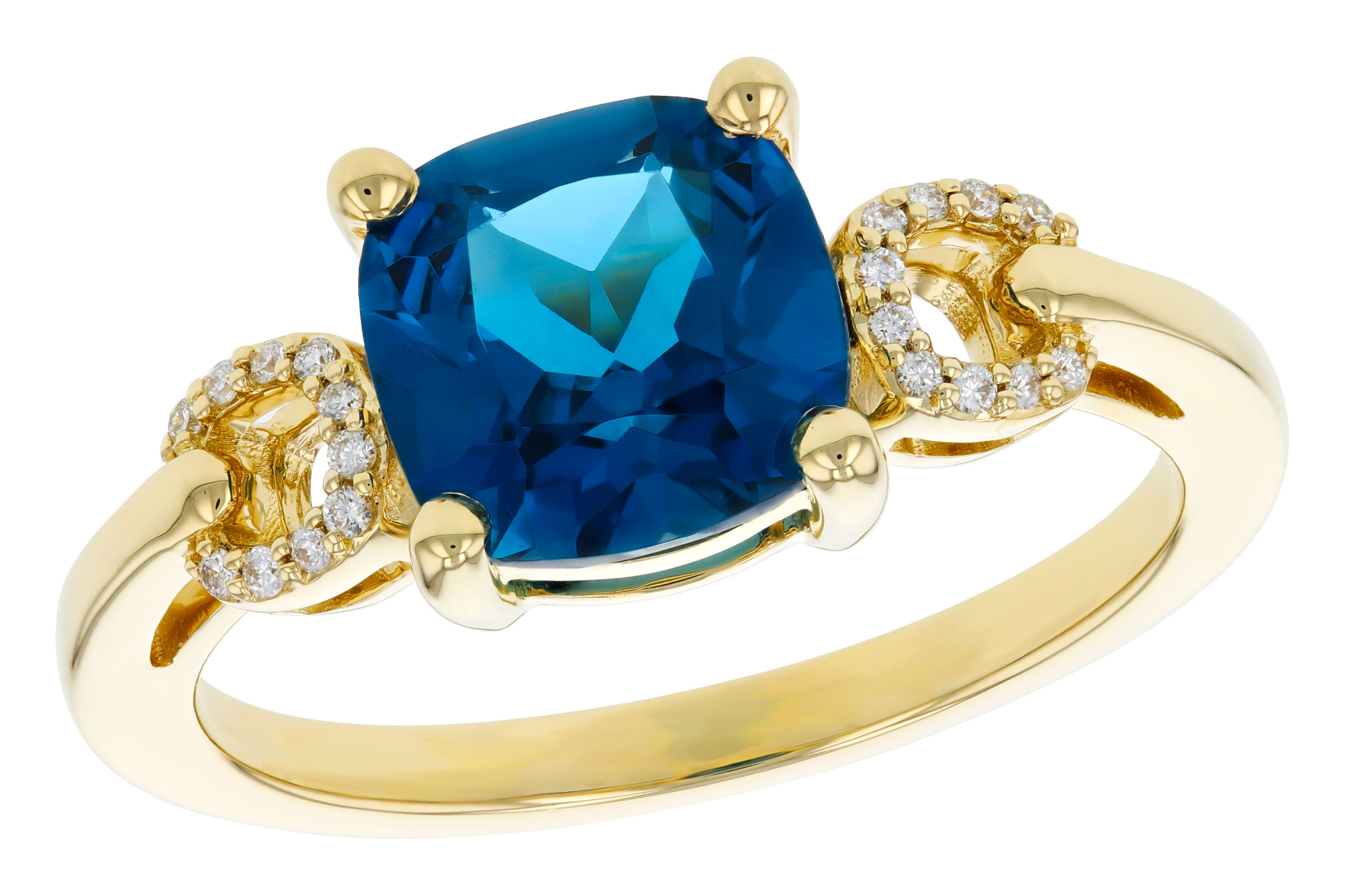 L330-57224: LDS RG 2.16 LONDON BLUE TOPAZ 2.21 TGW (8MM LBT)