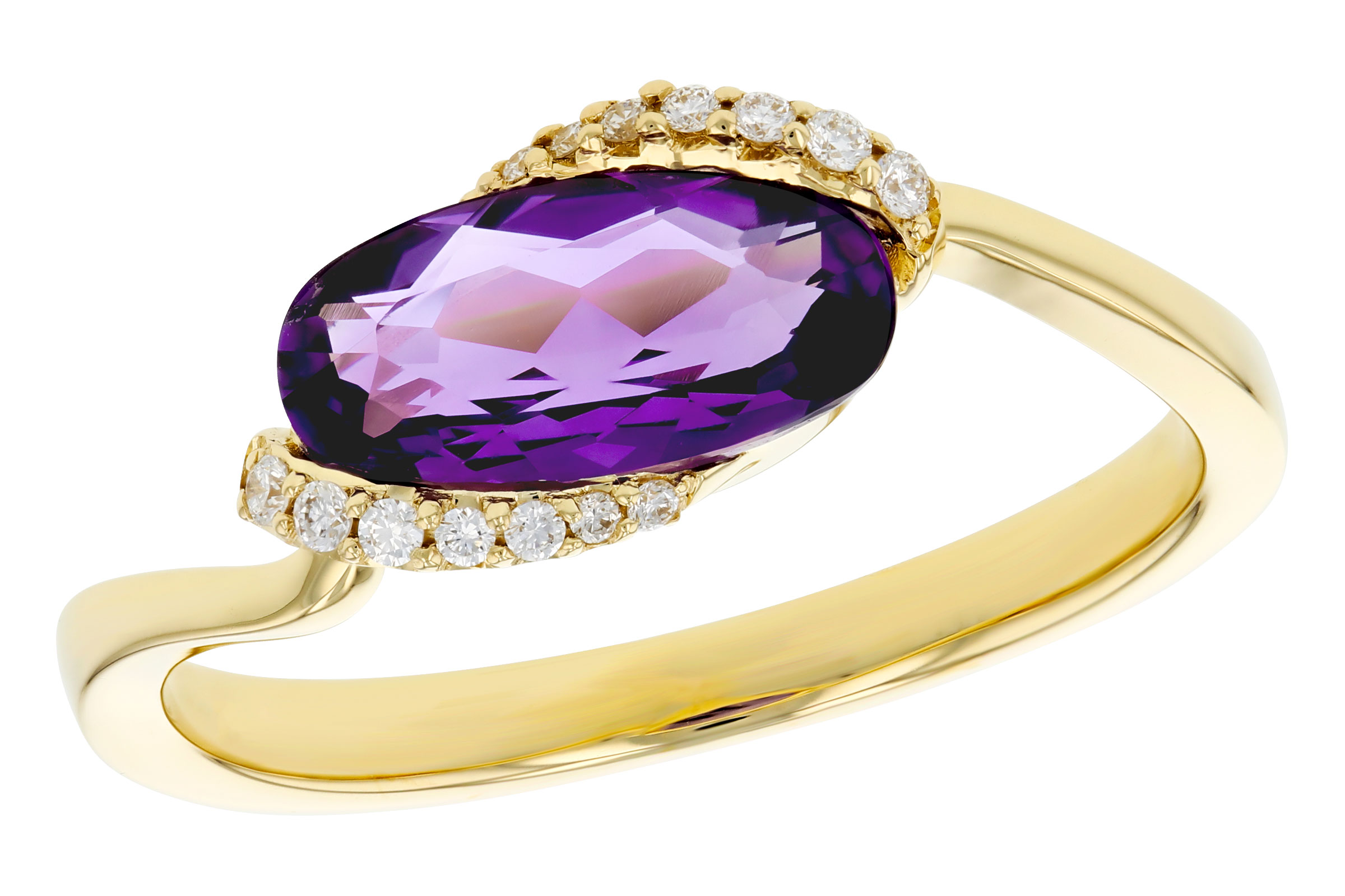 L330-57233: LDS RG 1.07 TW AMETHYST 1.13 TGW (10x5MM AMY)
