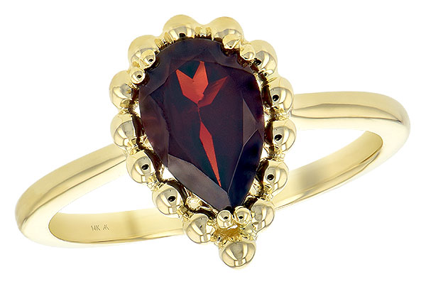 M244-22715: LDS GARNET RING 1.38 CT