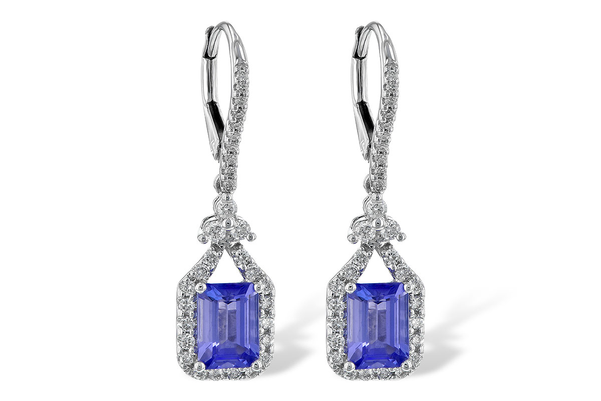 M245-09960: EARR 1.60 TW TANZANITE 2.08 TGW