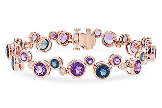 M327-89024: BRACELET 13.90 SEMI-PREC 14.20 TGW