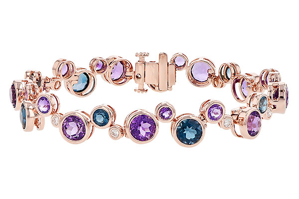 M327-89024: BRACELET 13.90 SEMI-PREC 14.20 TGW