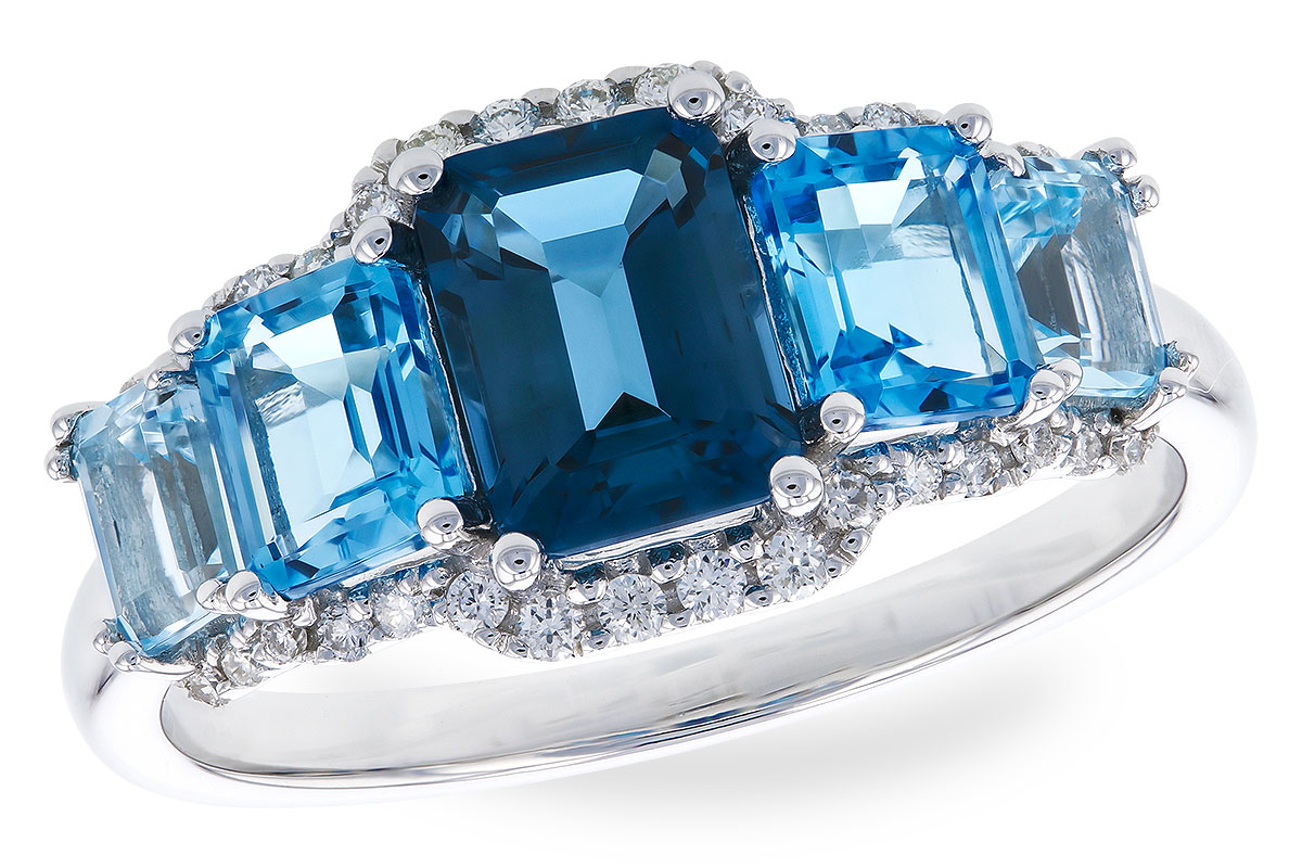 M328-76351: LDS RG 2.15 TW BLUE TOPAZ 2.30 TGW