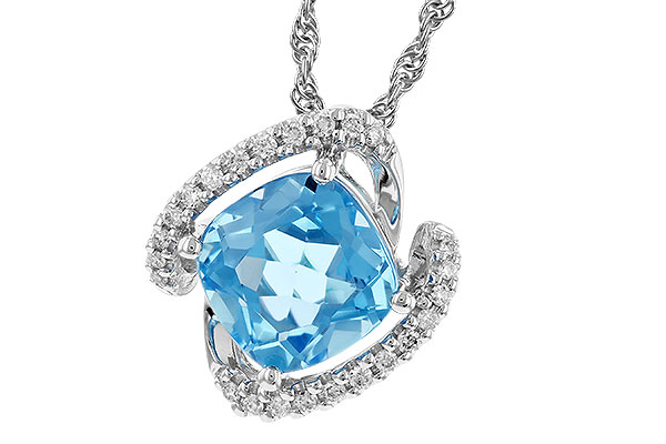 M328-77242: NECK 2.61 BLUE TOPAZ 2.72 TGW