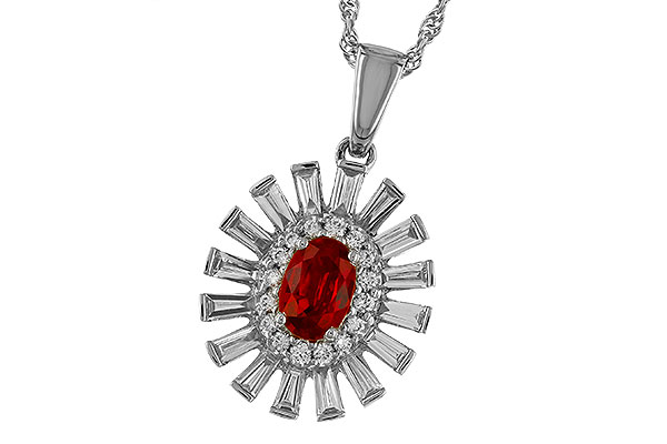 M328-80851: NECK .58 RUBY TW 1.10 TGW (6x4MM RUBY)