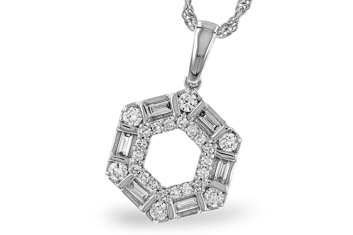 M329-65388: NECKLACE .14 TW BAG .50 TW