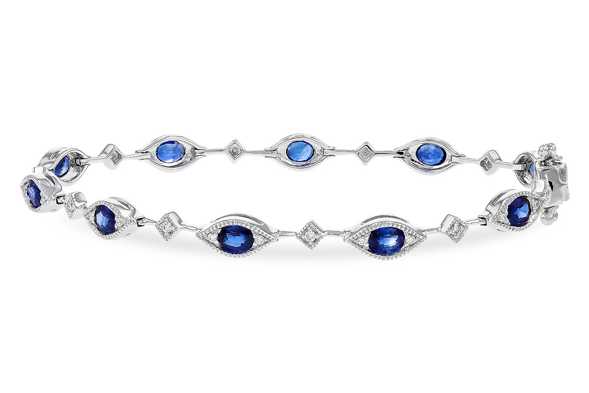 M329-65442: BRACELET 2.31 SAPPHIRE 2.50 TGW (7")