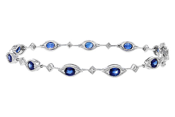 M329-65442: BRACELET 2.31 SAPPHIRE 2.50 TGW (7")