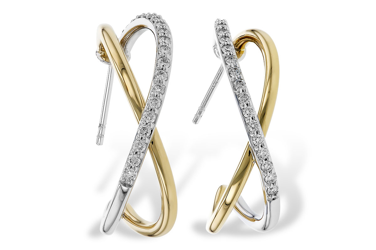 M329-66351: EARRINGS .50 TW