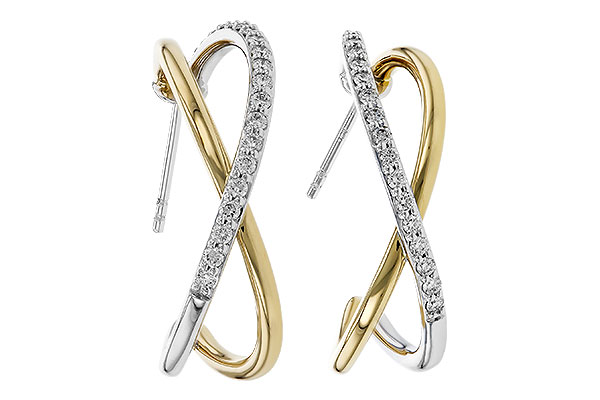 M329-66351: EARRINGS .50 TW