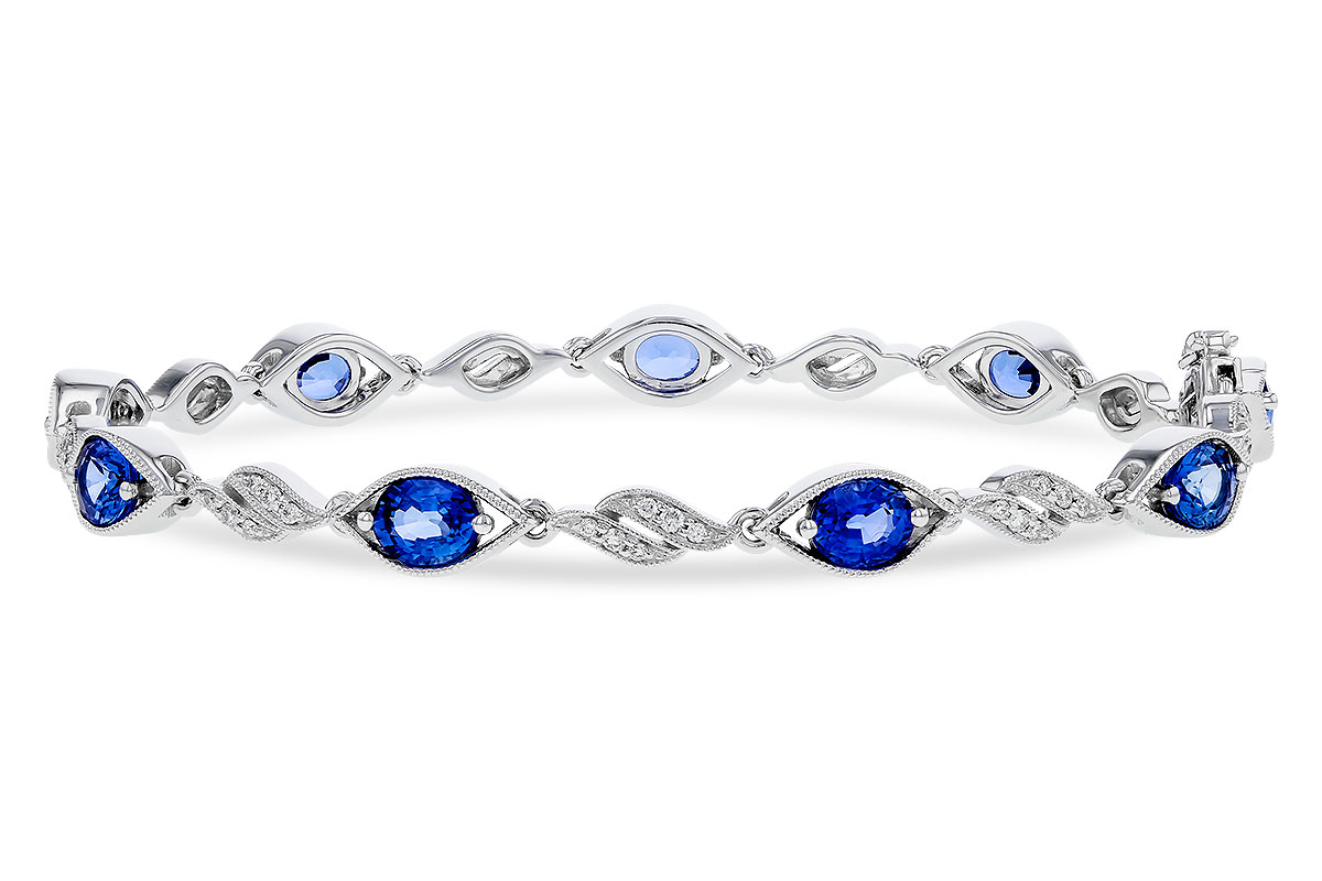 M329-66360: BRACELET 4.02 SAPPHIRE 4.26 TGW (7")