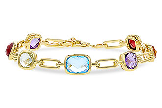 M329-68142: BRACELET 8.87 TW SEMI-PREC (GT,CIT,AMY,G.AMY,BT)