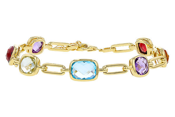 M329-68142: BRACELET 8.87 TW SEMI-PREC (GT,CIT,AMY,G.AMY,BT)
