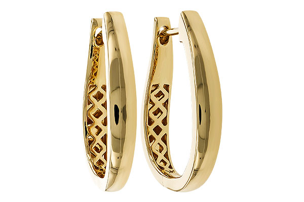M329-69988: GOLD EARRINGS (22MM)